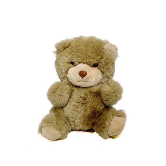 Vintage 1985 24K Polar Puff by Special Effects Huggin Teddy Bear Plush 8" Brown - Picture 1 of 10